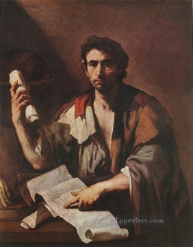A Cynical Philospher Baroque Luca Giordano Oil Paintings